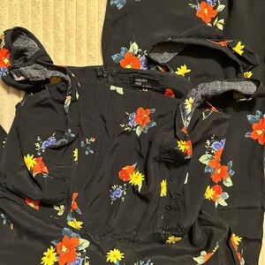 Nobody’s Child Floral Black Jumpsuit